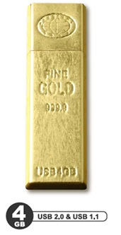 GOLD INGOT USB MEMORY